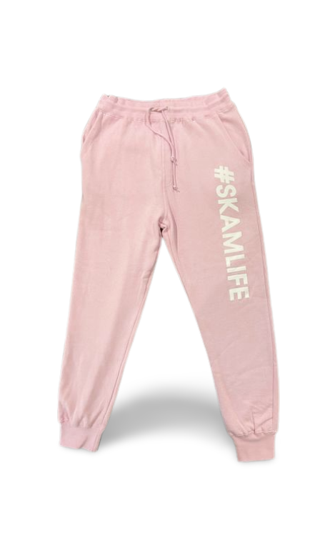 SKAMLIFE Sweat Pants with Pockets - Pink